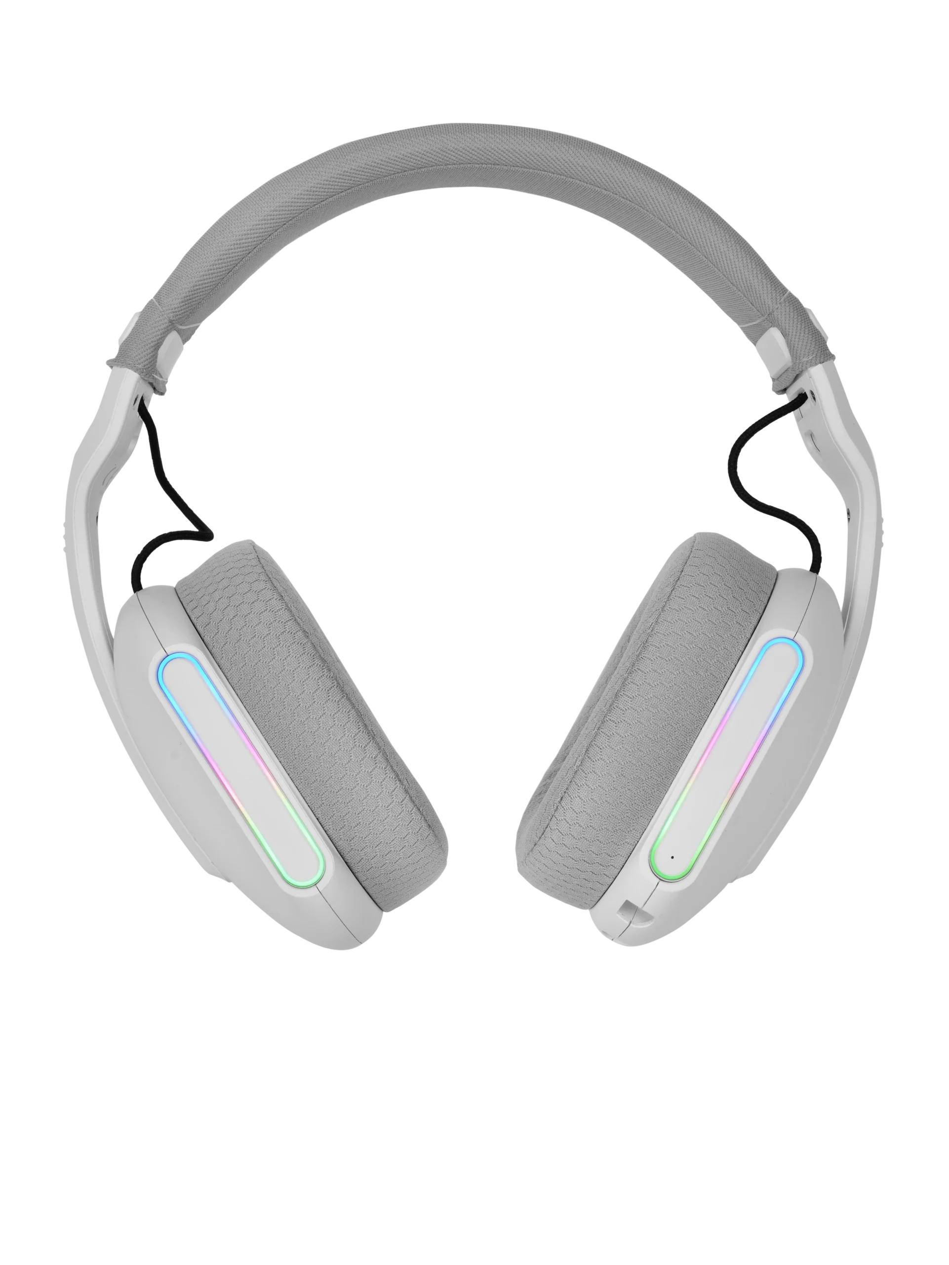 Mars Argb Bluetooth 5.3 And Wireless 2.4Ghz Stereo Gaming Headset White