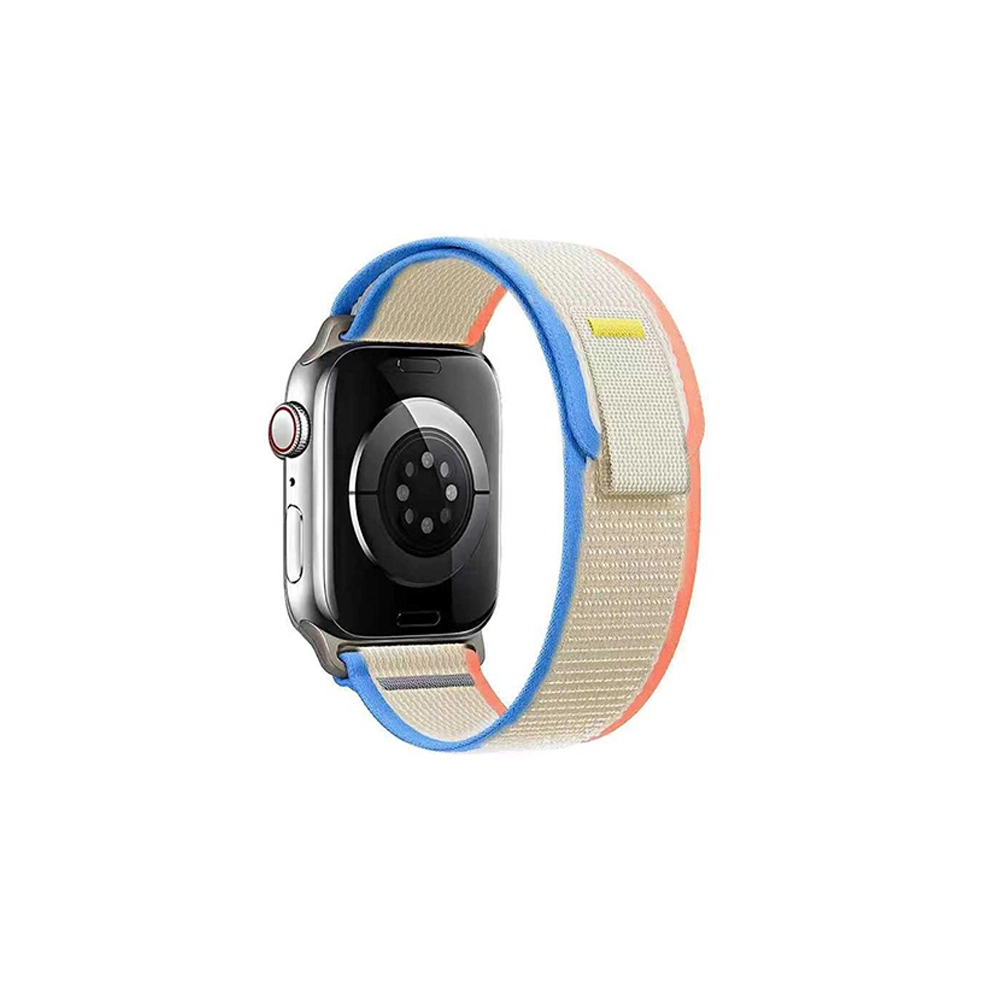 Green Lion Trail Loop Strap for Watch 42/44/45/49MM - Orange and Beige
