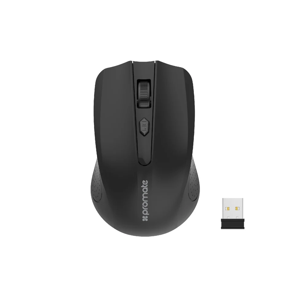 Promate 2.4Ghz Wireless Mouse - Black