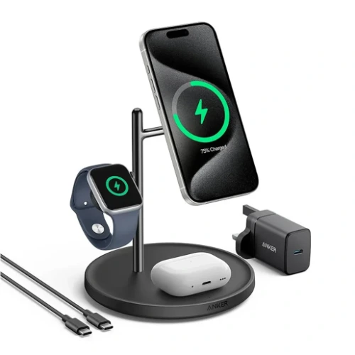 Anker MagGo 3-in-1 Wireless Charging Station 15W MagSafe