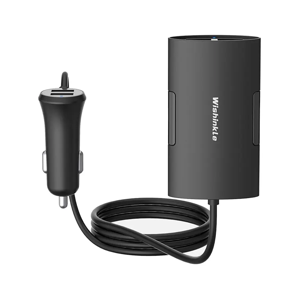 Car Charger 4 Ports Rapid Passenger with Smart IC