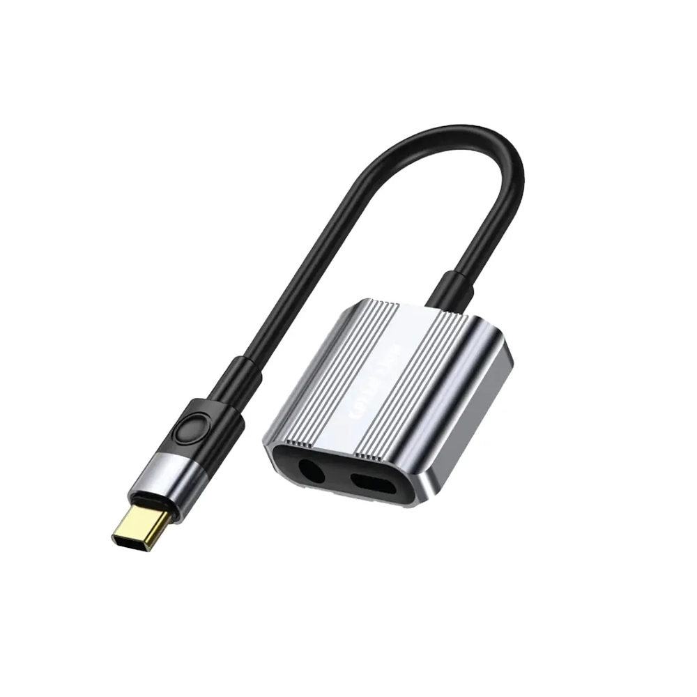GREENLION USB-C 2 IN 1 Splitter Adapter (USB-C + AUX)