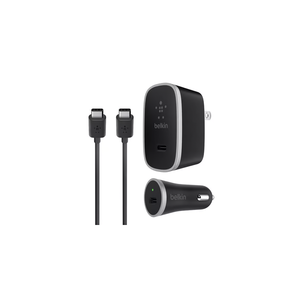 Belkin Home and Car Charger Kit - Fast Charging
