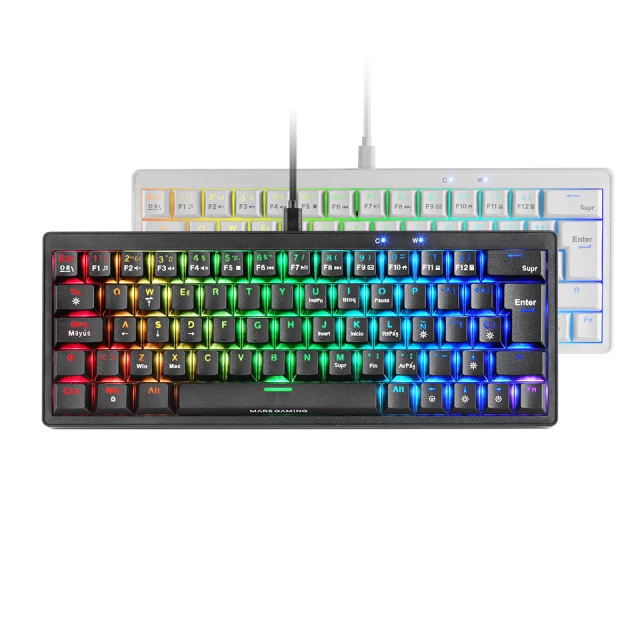 Mars Mechanical Hot-Swap 60% Rgb Gaming Keyboard