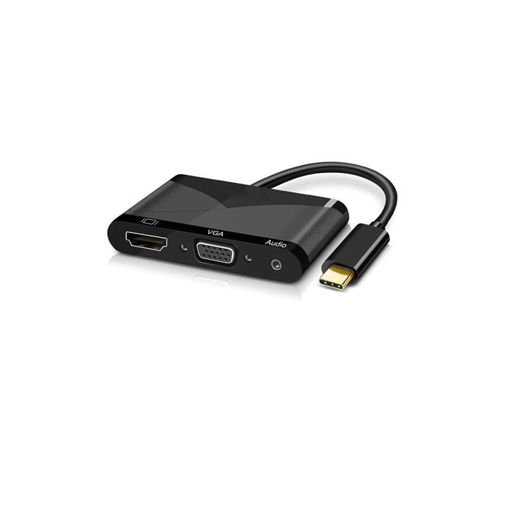 Cable USB-C to VGA/HDMI/Audio