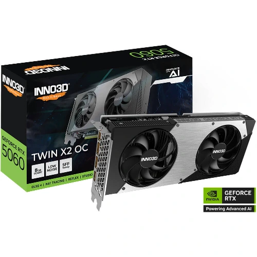 INNO3D GeForce RTX 5060 twin x2 OC 8GB DDR7