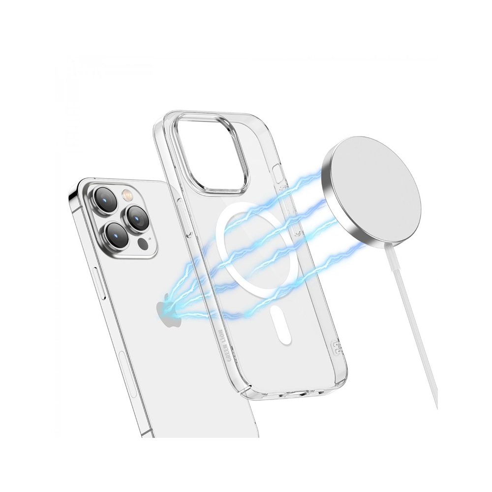 Green Lion Magsafe Delgado Case for iPhone 14 Pro Max - Clear