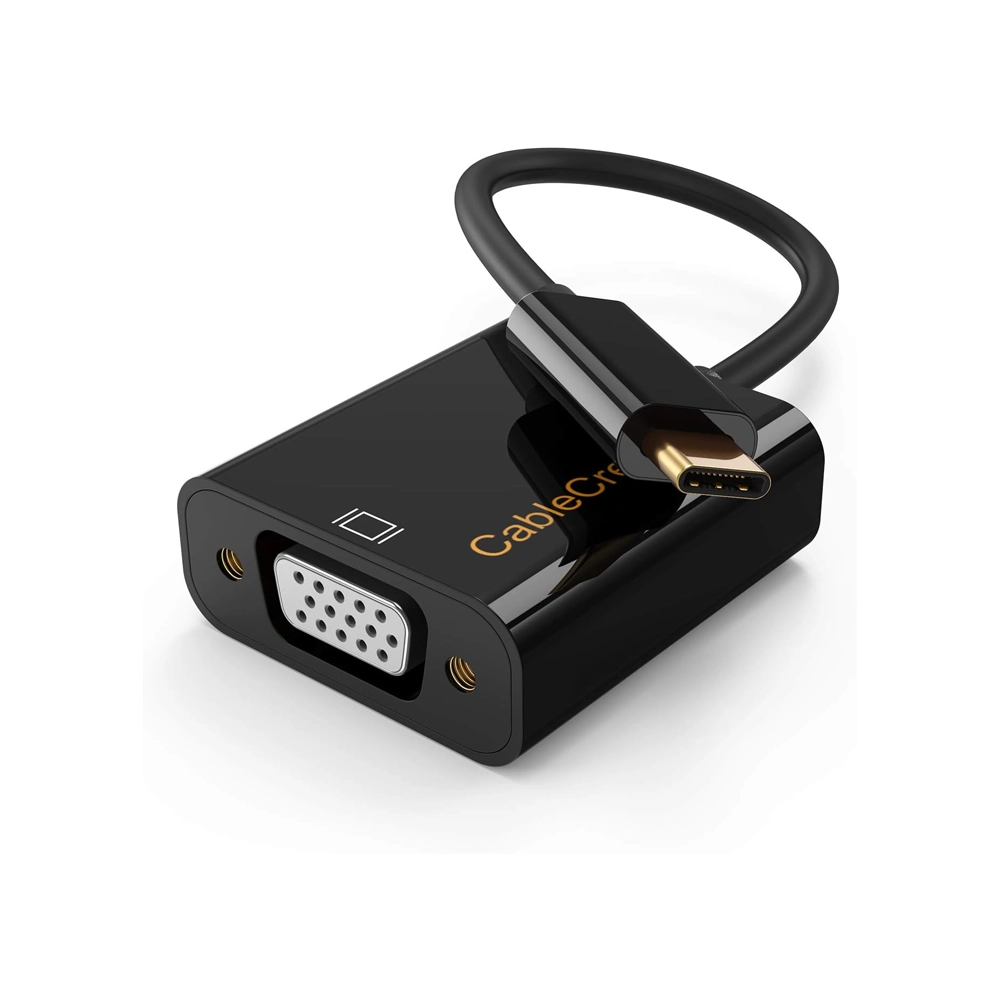Cablecreation USB-C to VGA Adapter (Compatible with Thunderbolt 3)