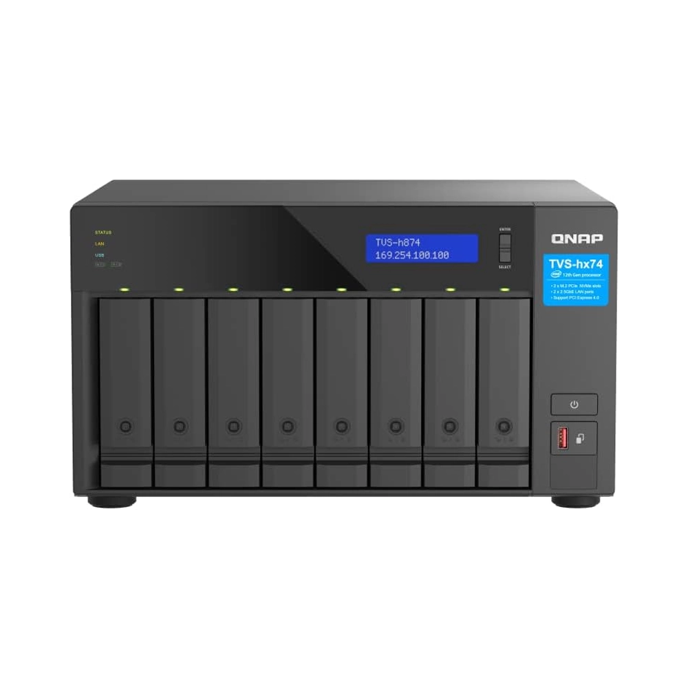 QNAP TVS-h874 8-Bay Highly reliable NAS Enclosure