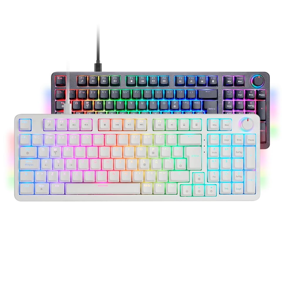 Mars Mechanical Hot-Swap Full-Size Rgb Multimedia Gaming Keyboard