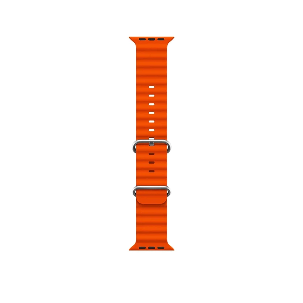Green Lion Felex Silicone Watch Band - 42/44/45/49MM, Orange