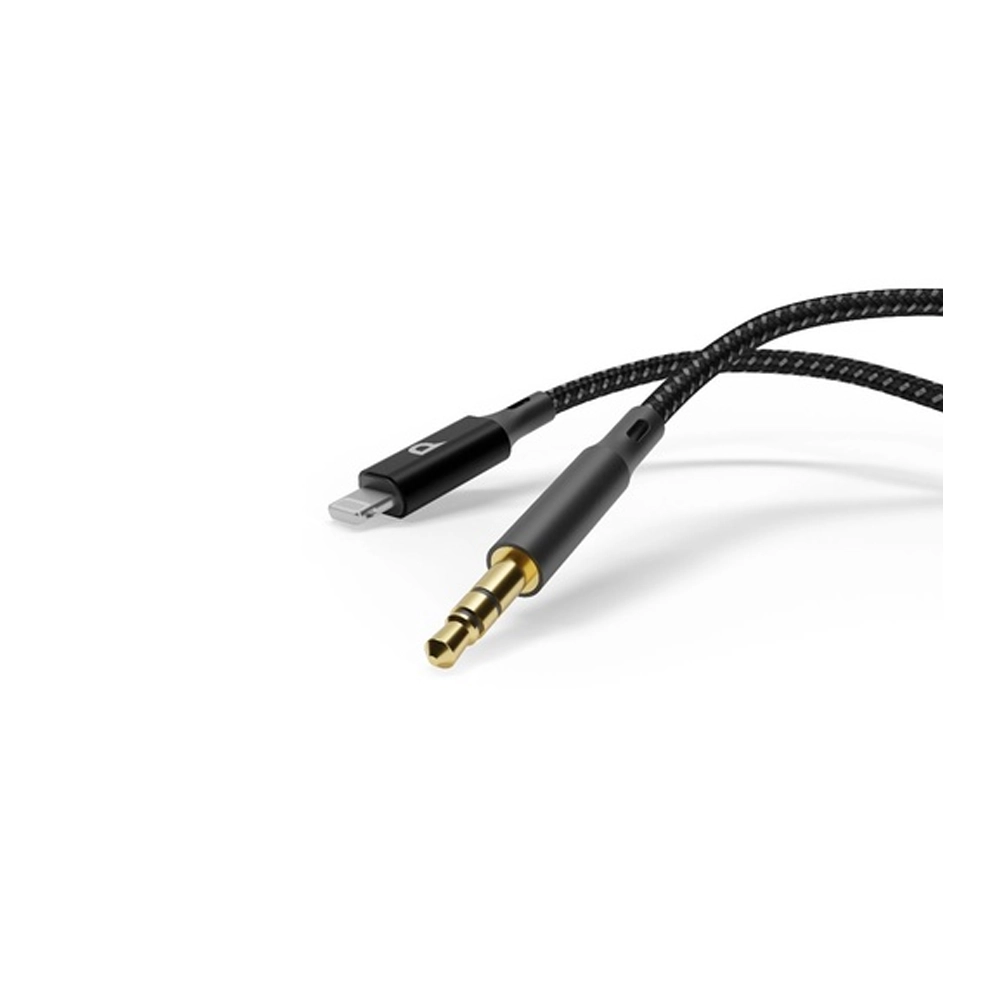 Powerology Braided Aux Lightning Audio Cable - 1.2m