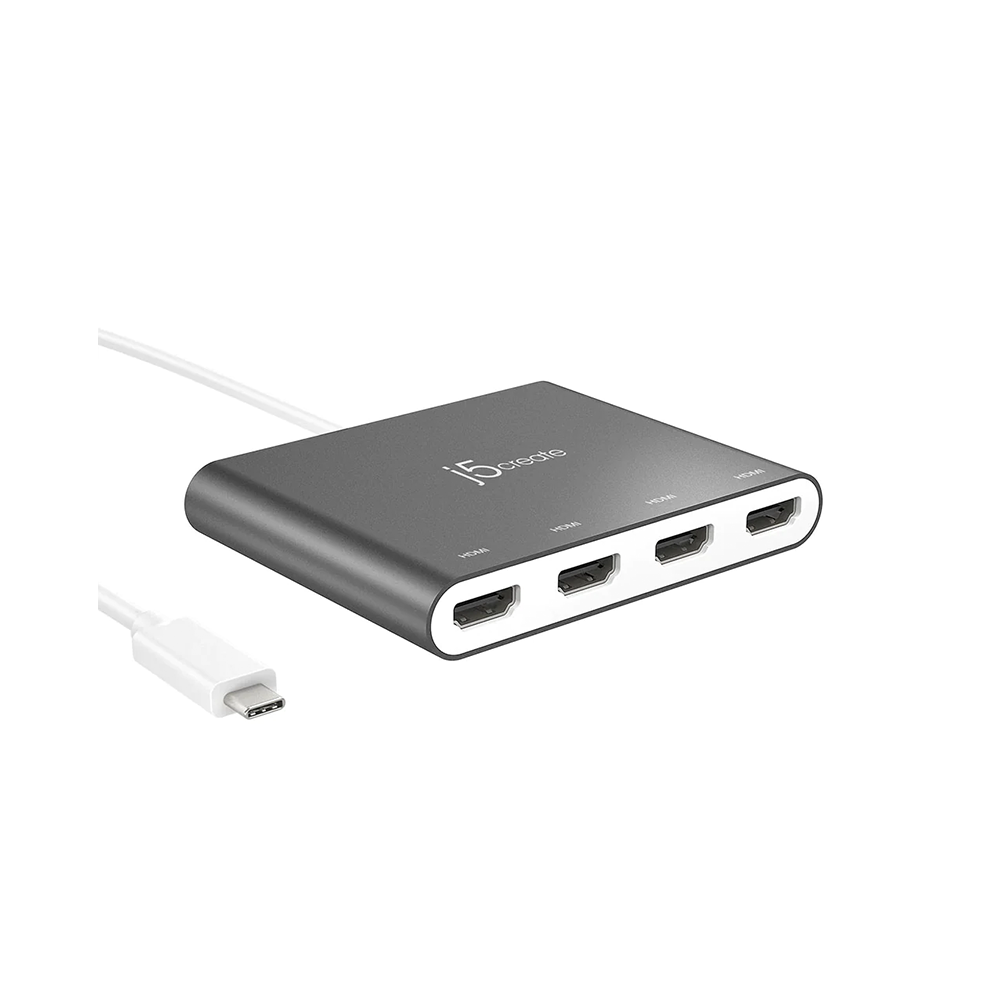 J5Create USB-C to 4-Port HDMI Multi-Monitor Adapter