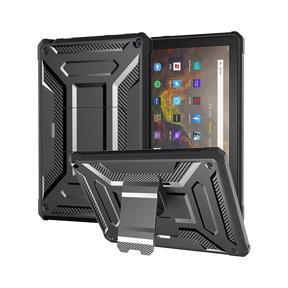 Silicon Case for Amazon Fire 10 Inch - Blue/Black/Red