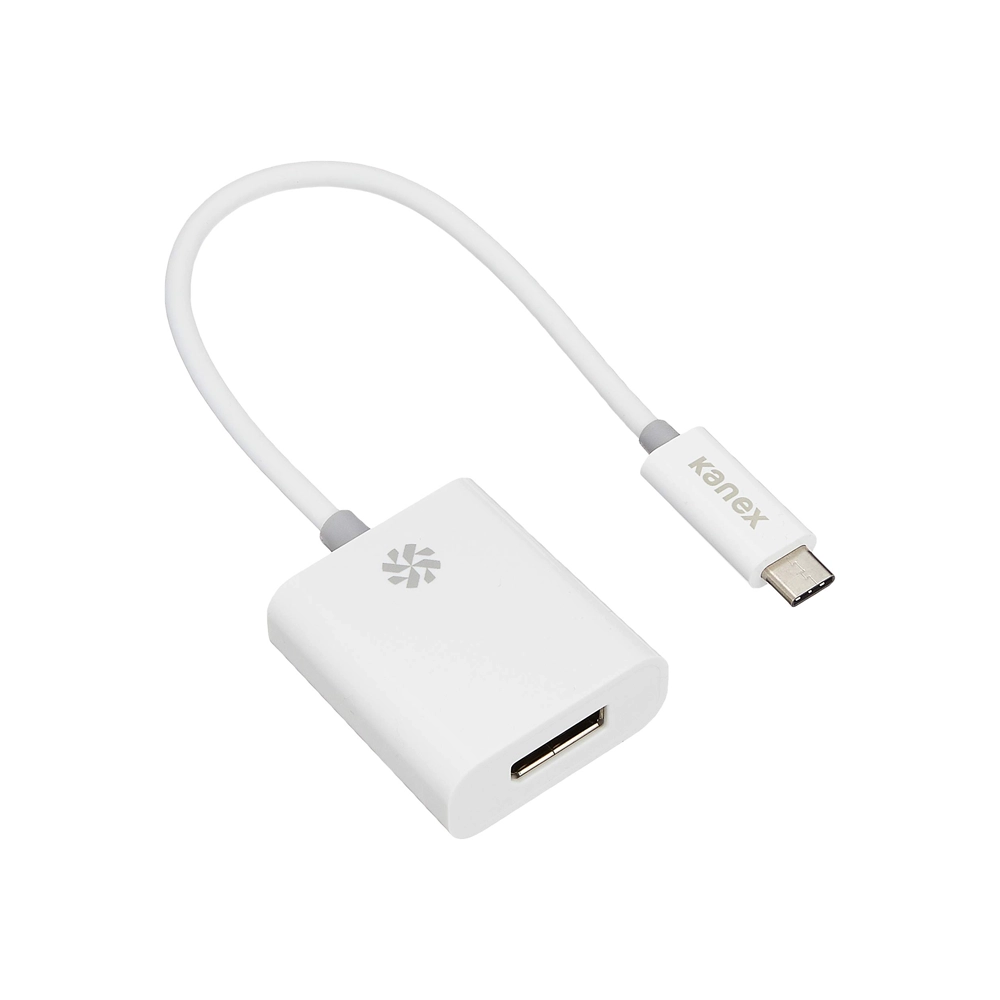 Kanex USB-C to DisplayPort Adapter with 4K Support - 21 cm, White (Thunderbolt 3 Compatible)