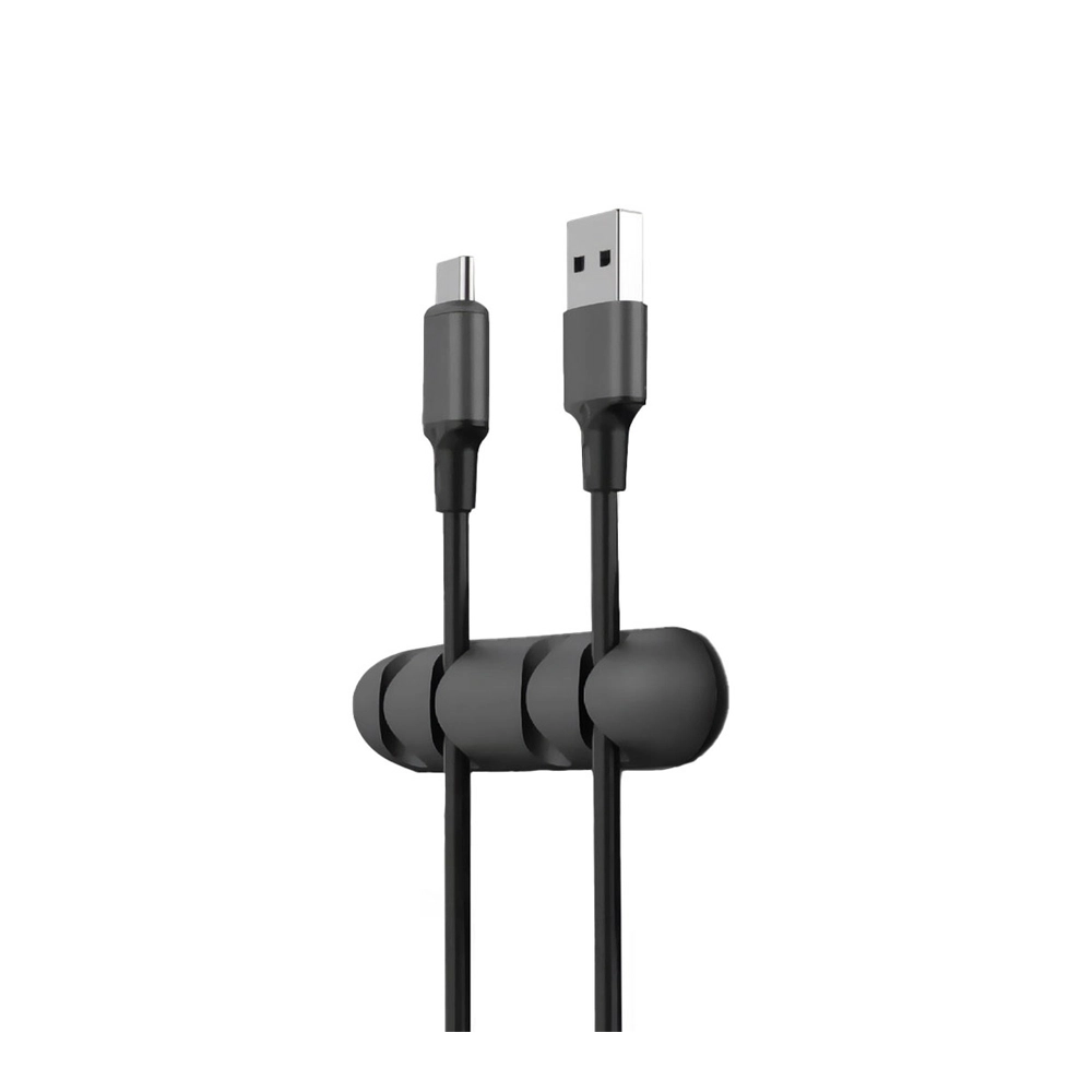 Green Lion 8 in 1 Cable Organizer - Black