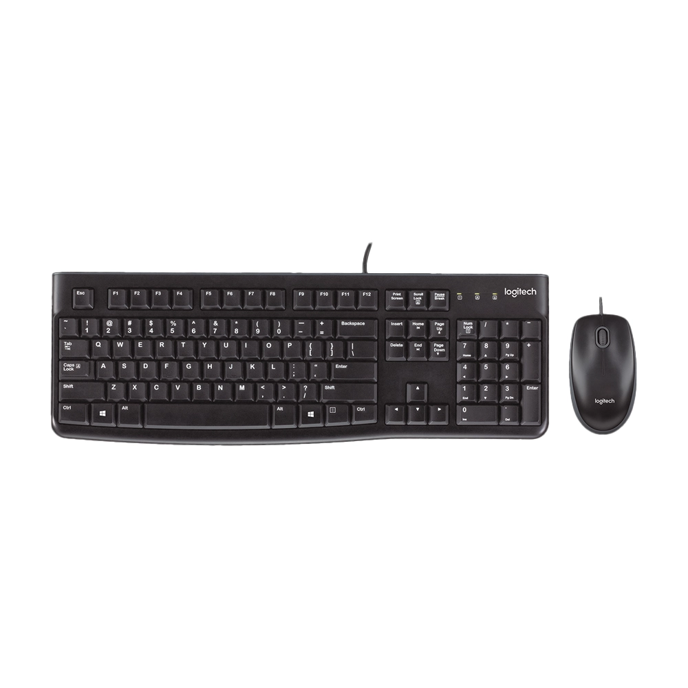 Logitech MK120 Wired Combo - English/Arabic