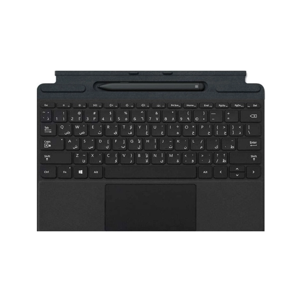 Microsoft Surface Pro Arabic Keyboard Cover with Pen Storage