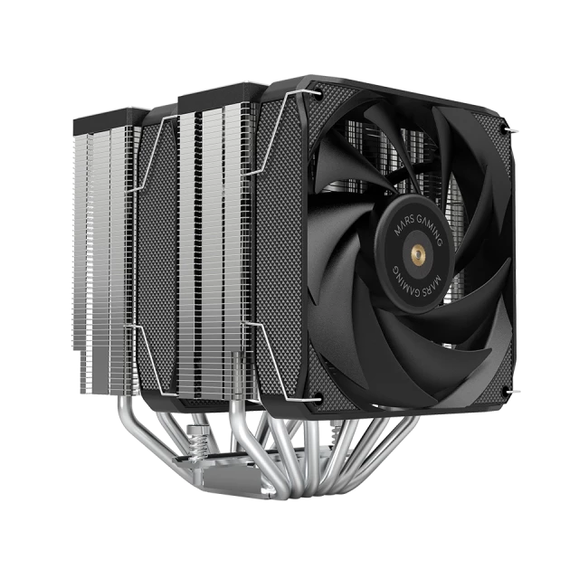 Mars Dual Tower Heatsink Gaming Cpu Cooler 120Mm Ultra-Quiet