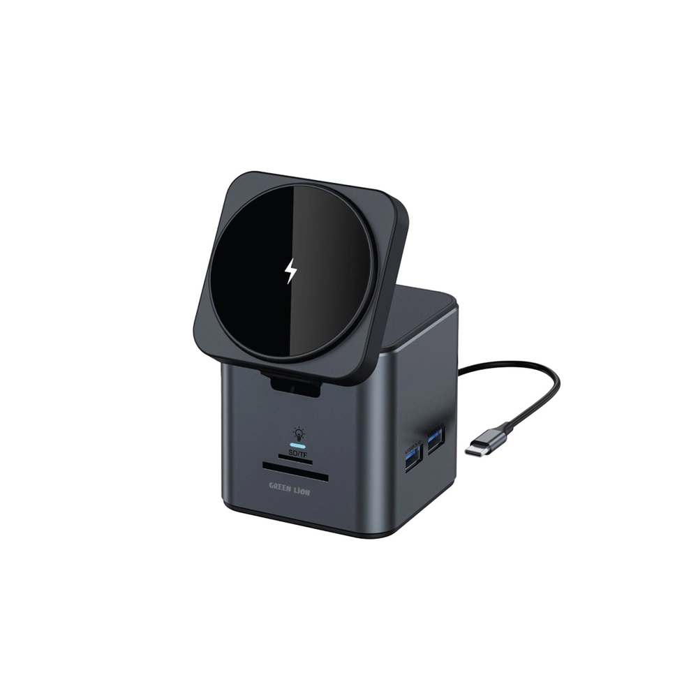 Green Lion 9 IN 1 HUB Docking Station - Black