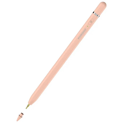 Porodo Magnetic Stylus iPad Pen Pink | 2018–2025 Compatible, Rechargeable, Palm Rejection, Precision Tip