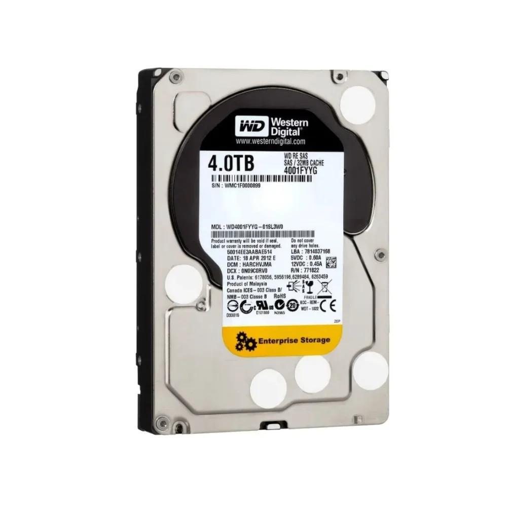 WD Gold 4TB Enterprise HDD