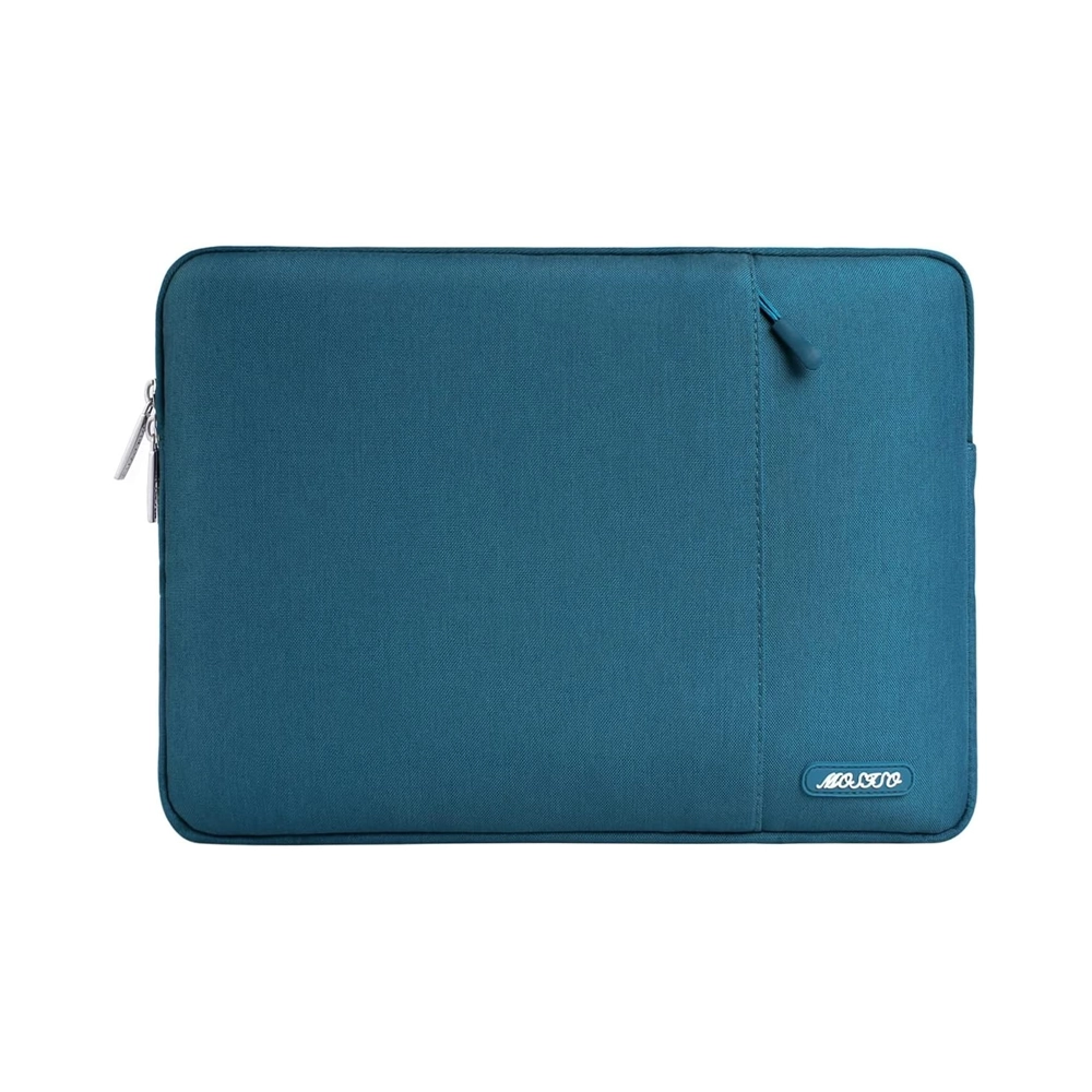 Mosiso Laptop Sleeve 15 Inch - Vertical Water Repellent Polyester - Deep Teal