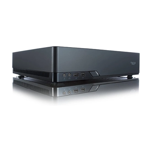 Fractal Design Node 202 Black with Integra SFX 450w PSU Slim Profile Mini-ITX Computer Case
