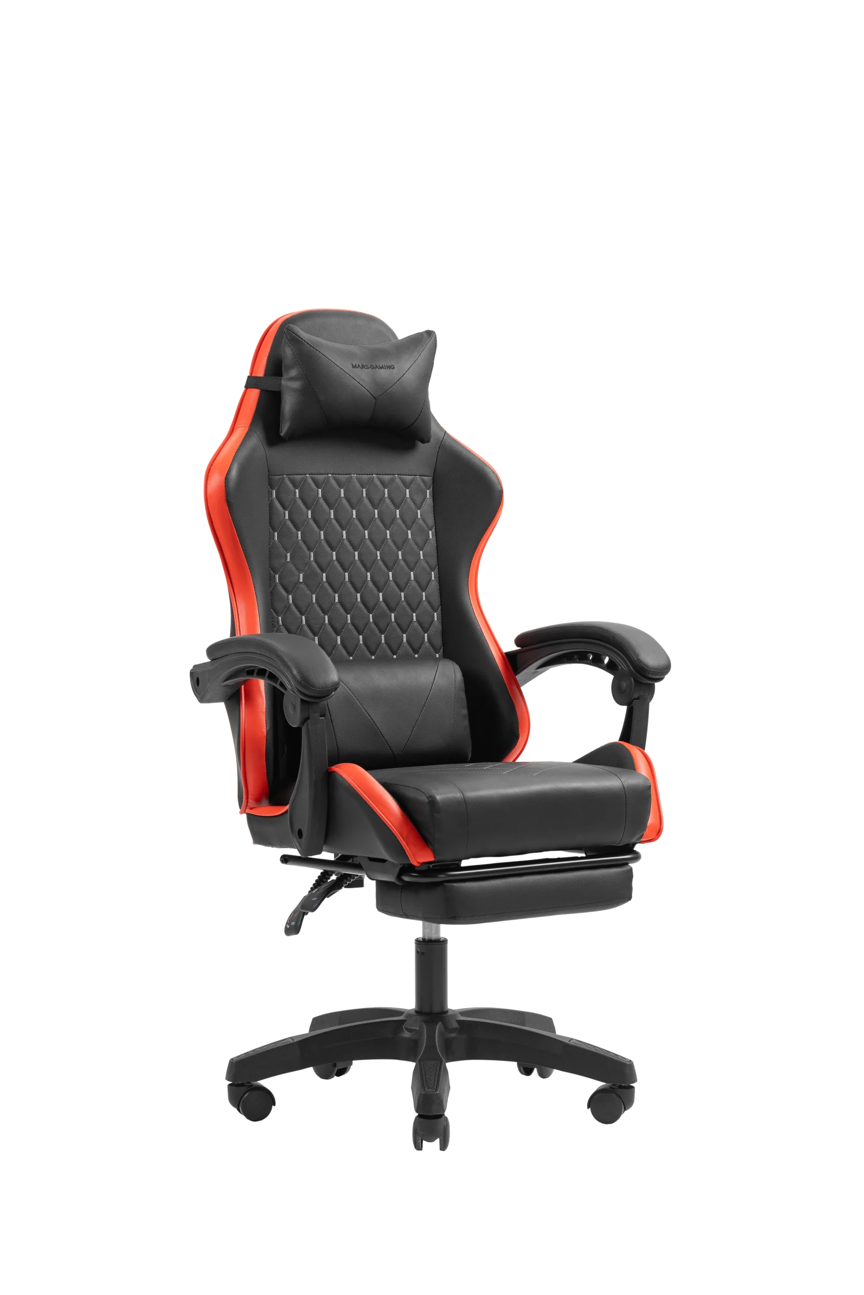 Mars Gaming Chair Black Line Red