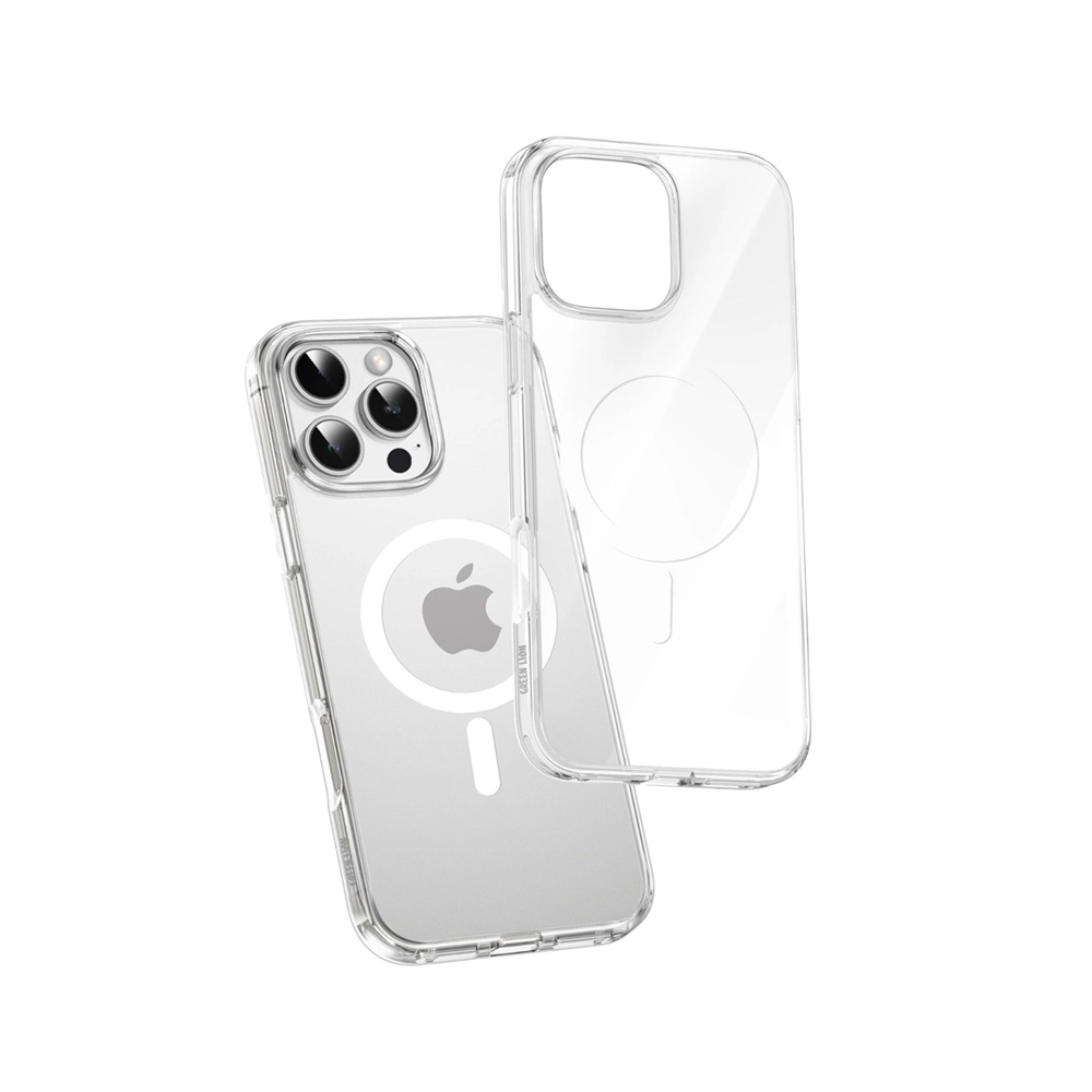 Green Lion MagSafe Crystal Clear Case iPhone 16 6.1 - Clear