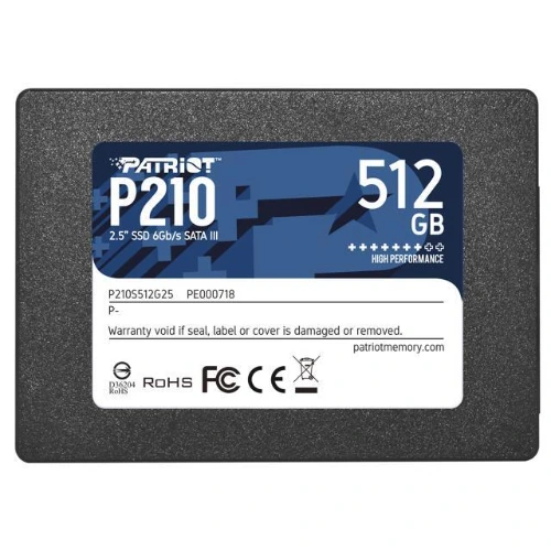 PATRIOT P210 512GB 2.5 SSD SATA III