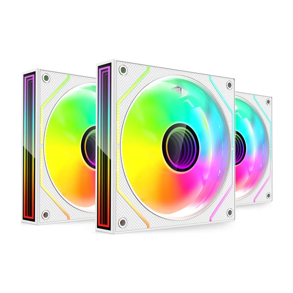 Mars Ultra-Quiet Pwm 3X 120Mm Infinity Mirror Argb Gaming Fan