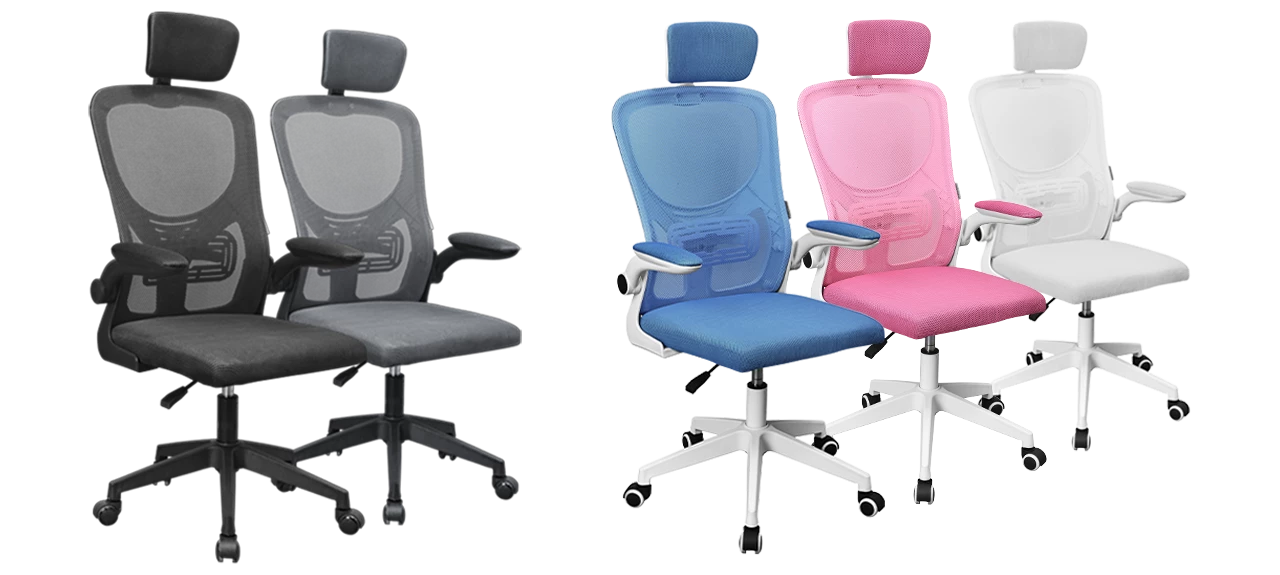 Mars Ergonomic Plus Confort Gaming Chair, Breathable Mesh Pink