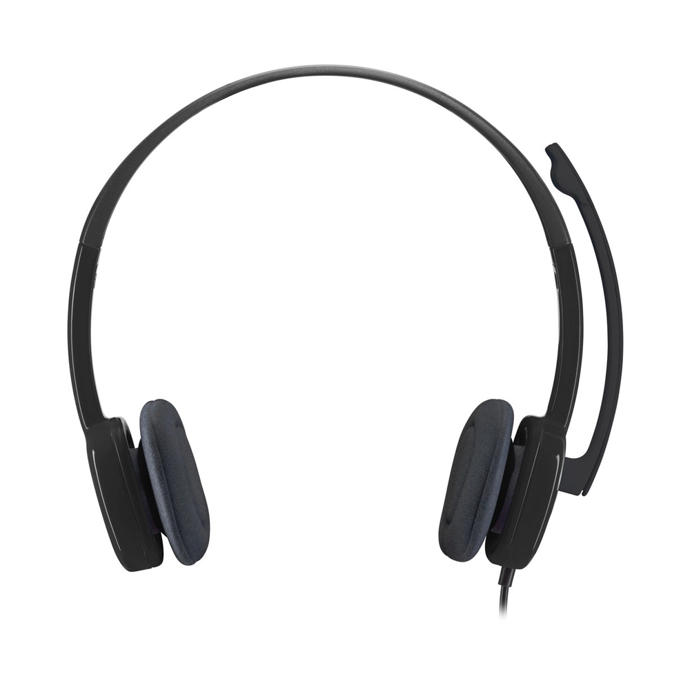 Logitech H151 Wired Headset – Black