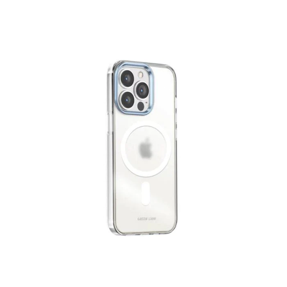 Green Lion 360° Anti-Shock Magnetic Case for iPhone 12/13/14 Pro Max - Clear