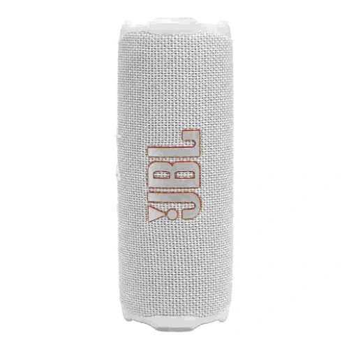 JBL Flip 7 White Waterproof Bluetooth Speaker – Portable 16H Playtime