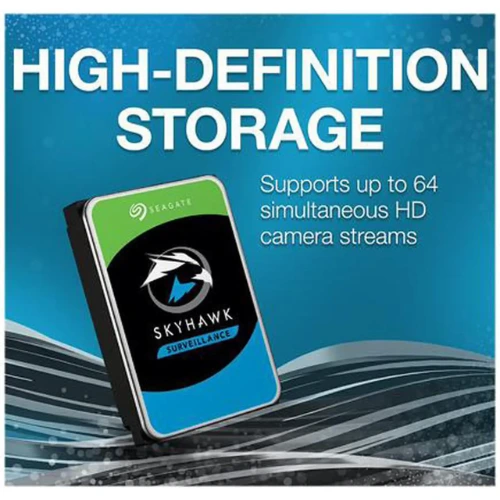 Seagate Skyhawk 4TB 5400RPM 256MB, 3 Years Warranty