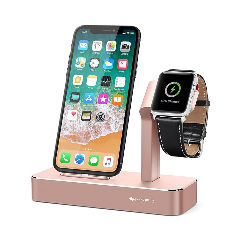Ivapo Simple Unassuming Charging Station for iPhone and Apple Watch