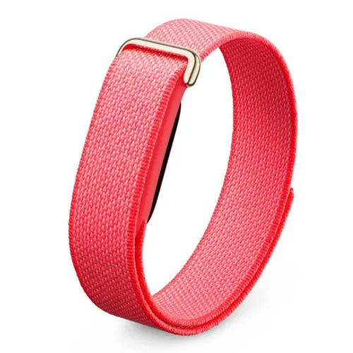 Google Fitbit Air Activity Tracker Pink– Screenless Health Monitoring, 24/7 Heart Rate, 7-Day Battery