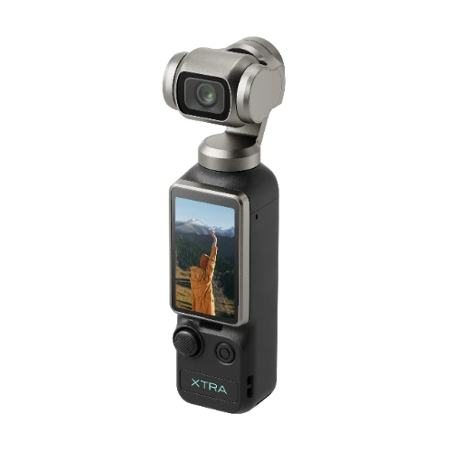 Xtra Muse Vlogging Camera | 4K/120fps Pocket Camera, 1″ CMOS Sensor, 3‑Axis Gimbal Stabilization