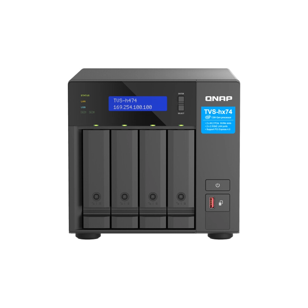 QNAP TVS-h474 4-Bay High-Speed NAS Enclosure