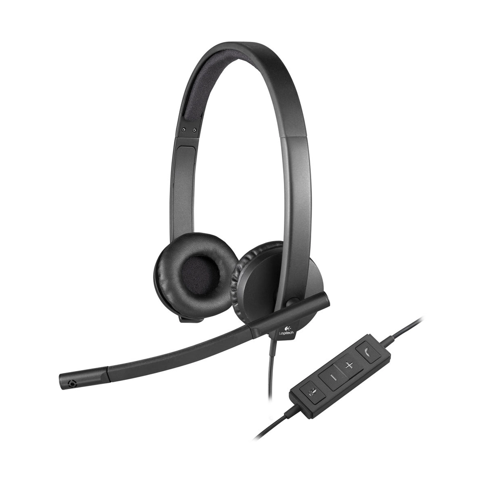 Logitech Headset Stereo H570e USB-C - BLACK