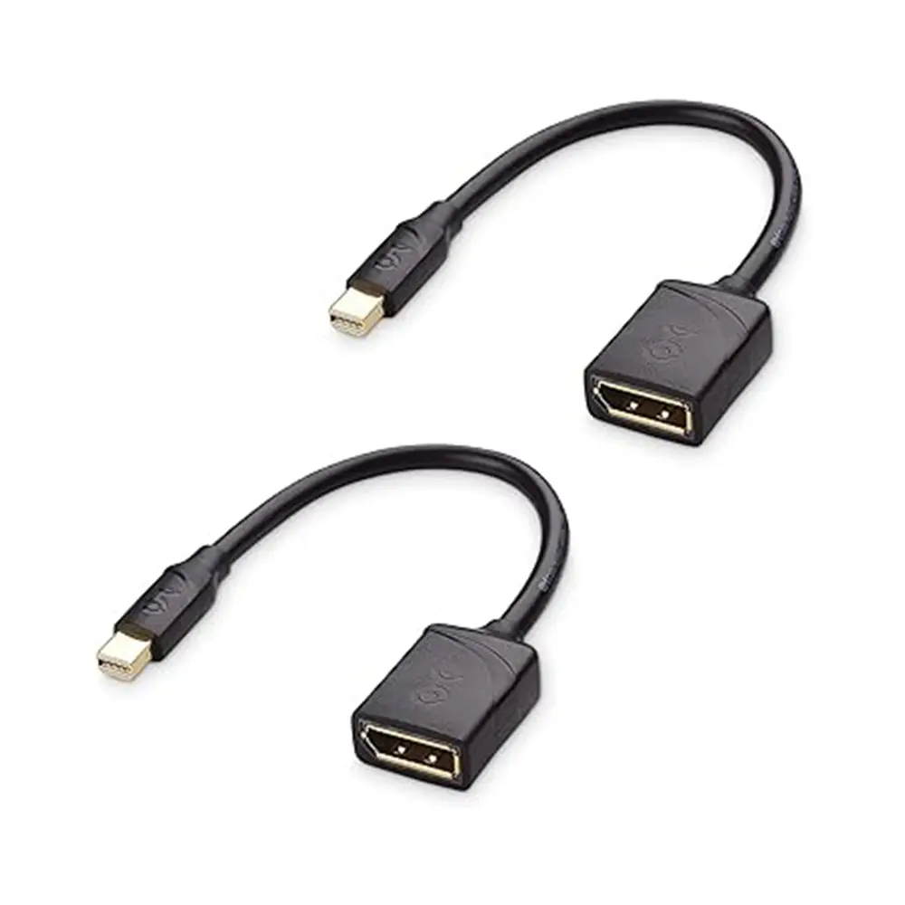 Portable Mini DisplayPort to DisplayPort Cable Adapter
