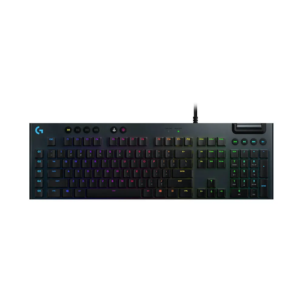 Logitech G815 Corded Lightsync Mechanical Gaming Keyboard - Carbon