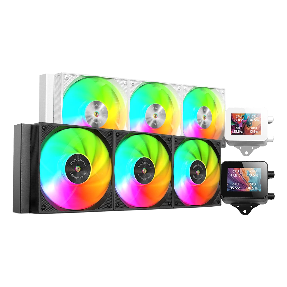 Mars Silent Gaming Liquid Cooling 3X 120Mm Argb Fans
